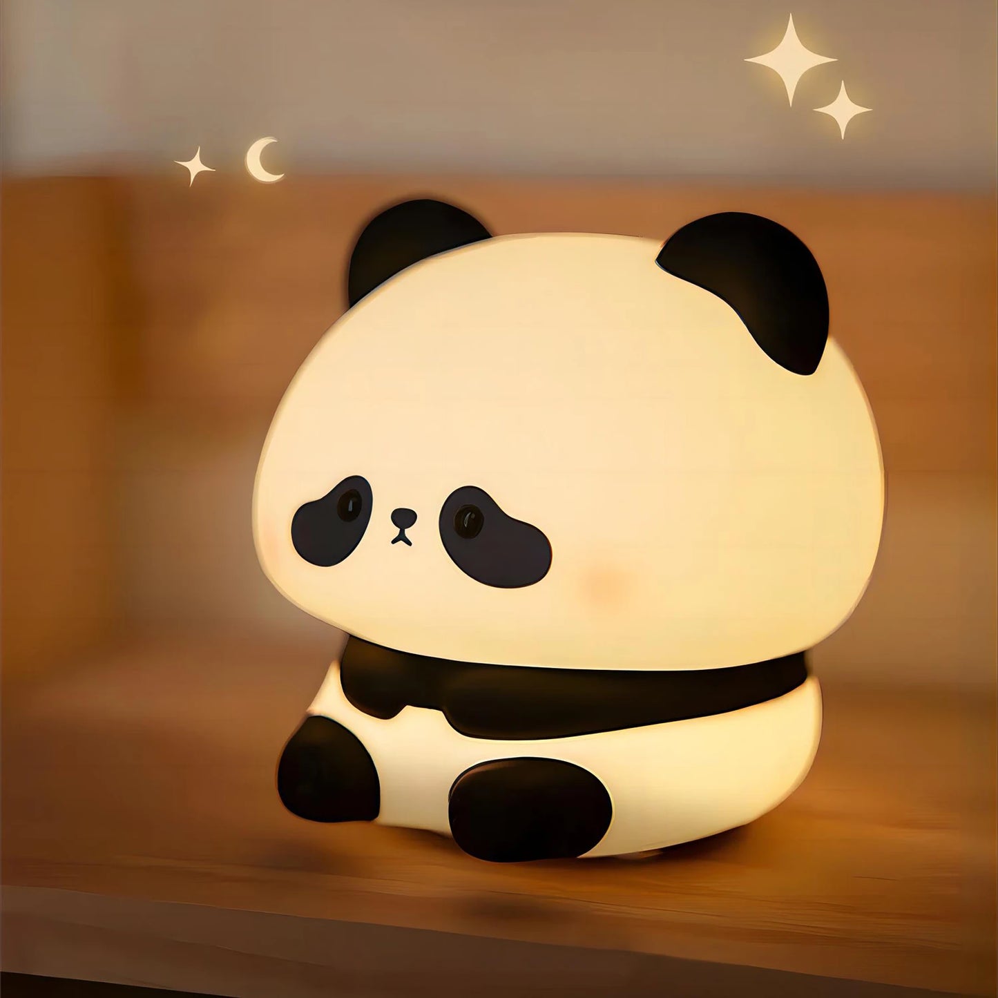 LED Night Lights Cute Sheep, Panda, Rabbit Silicone Lamp, USB Rechargeable Timing Bedside Decor Kids Baby nightlight